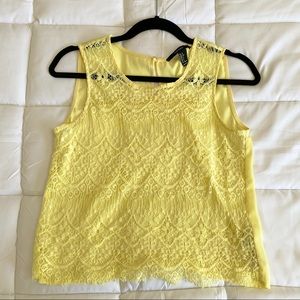 Forever 21 see through lace top